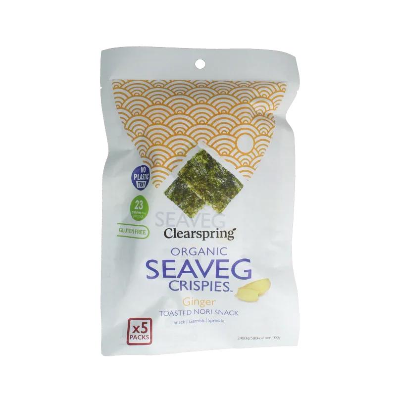 Clearspring Seaveg - crispies ginger multipack bio 20 Gram