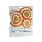 Clearspring Bruine rijstcracker met sesam & tamari bio 40 Gram
