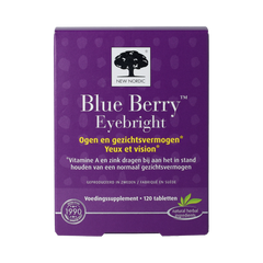 New Nordic Blue berry eyebright 120.00 Tabletten