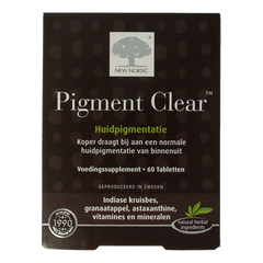 New Nordic Skin care pigment clear 60 Tabletten