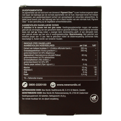 New Nordic Skin care pigment clear 60.00 Tabletten