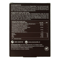 New Nordic Skin care pigment clear 60 Tabletten