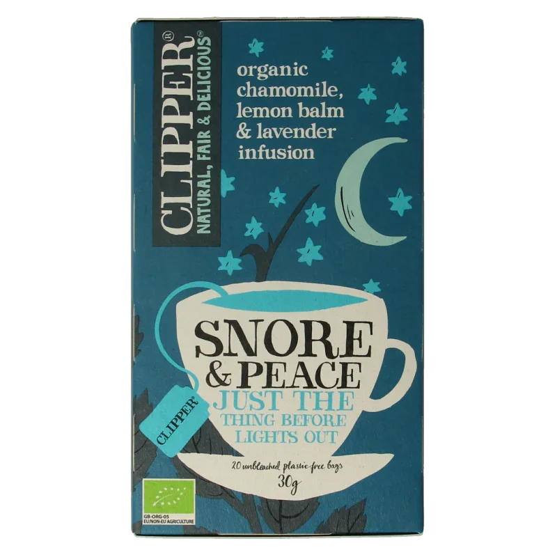 Clipper Snore & peace bio 20 Zakjes