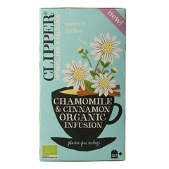 Clipper Chamomile & cinnamon organic infusion bio 20 Zakjes