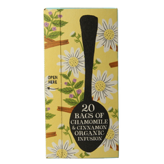 Clipper Chamomile & cinnamon organic infusion bio 20 Zakjes