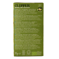 Clipper Chamomile & cinnamon organic infusion bio 20.00 Zakjes