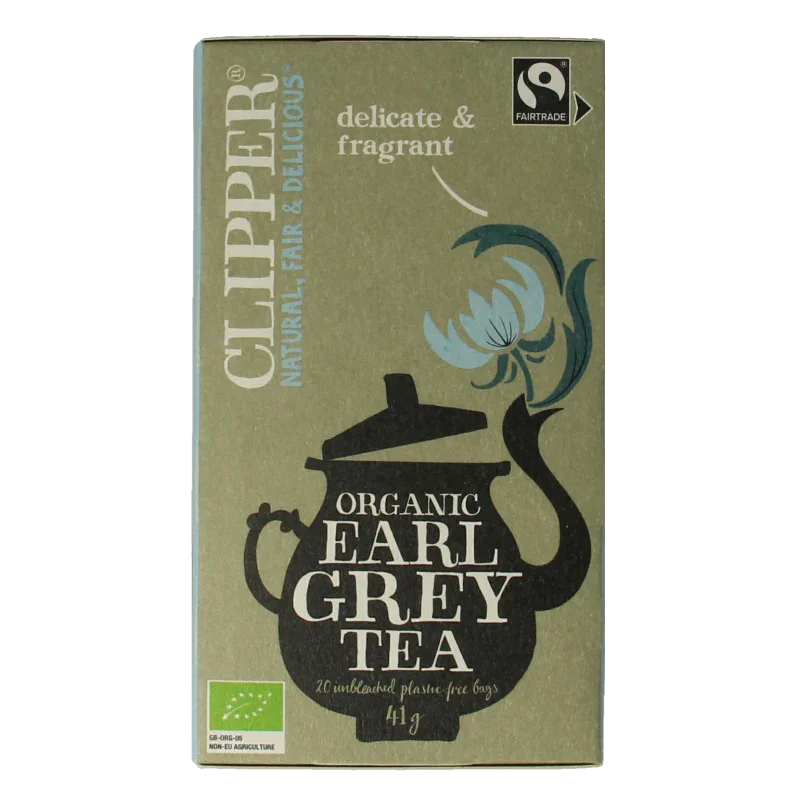 Clipper Earl grey tea bio 20 Zakjes