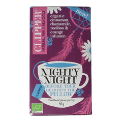 Clipper Kruidenthee nighty night bio 20 Zakjes