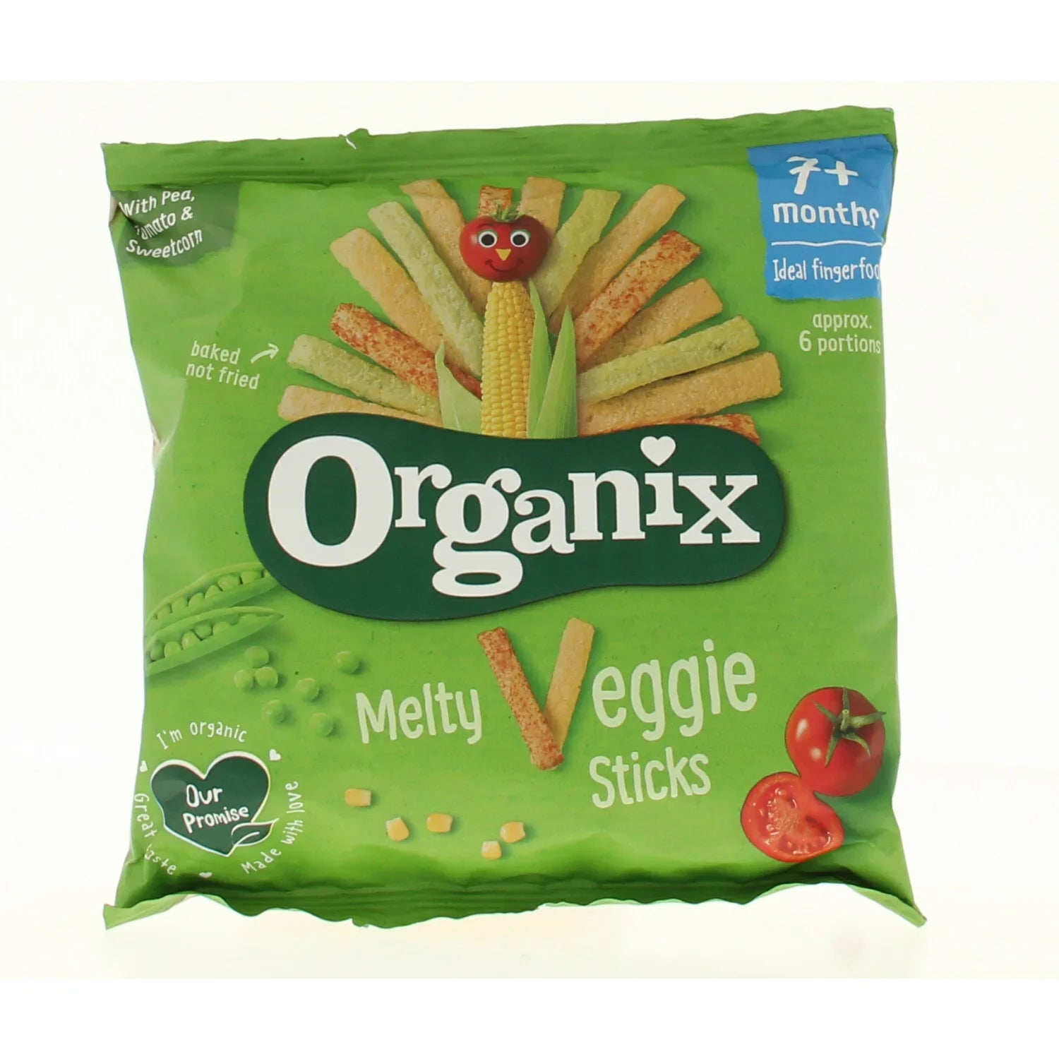 Organix Veggie groente sticks 7 maanden bio 15 Gram