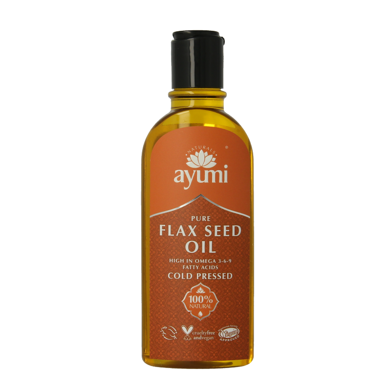 Ayumi Pure flax seed oil cold pressed 150.00 Milliliter