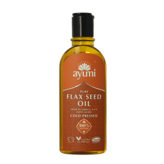 Ayumi Pure flax seed oil cold pressed 150 Milliliter