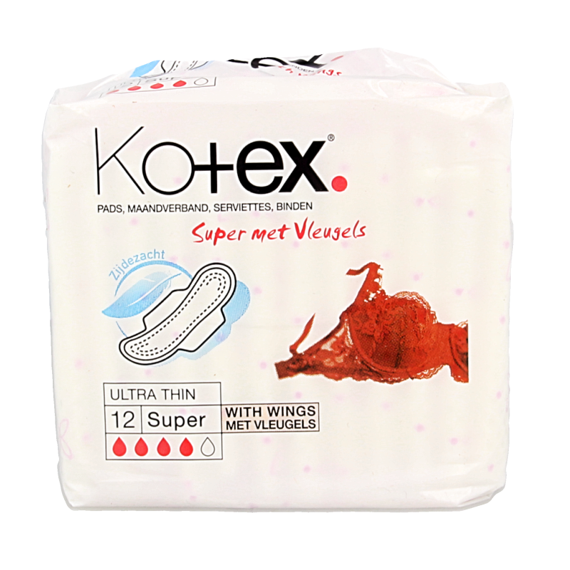 Kotex Ultra super plus met vleugels 12 Stuks