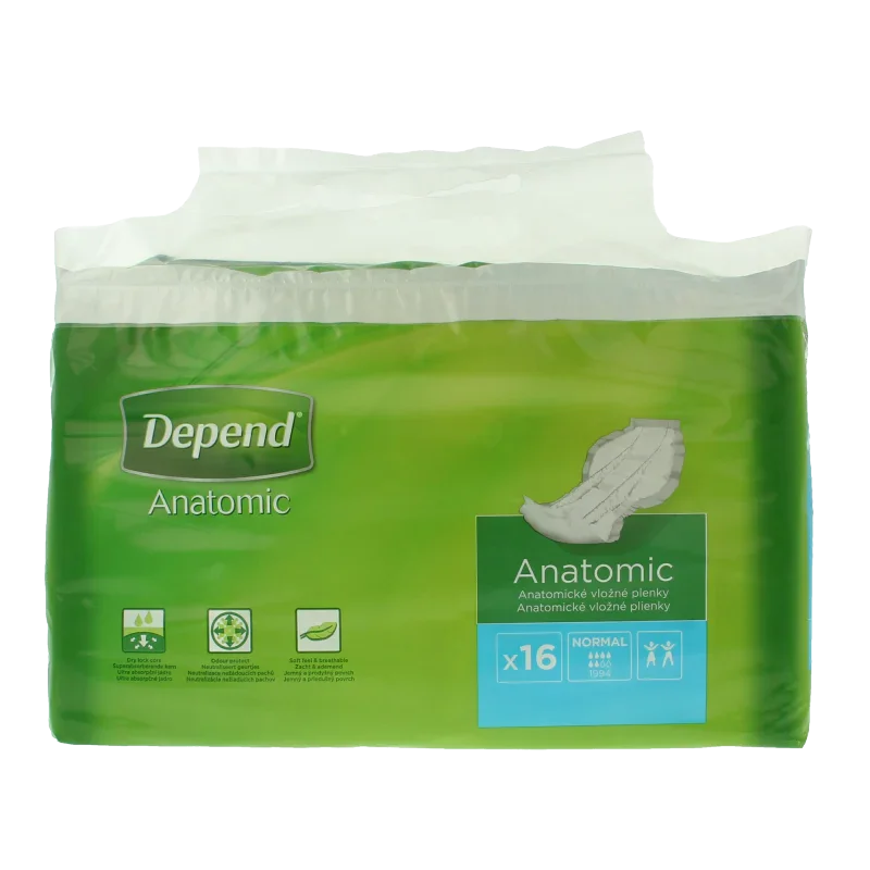 Depend Anatomic normaal 16 Stuks