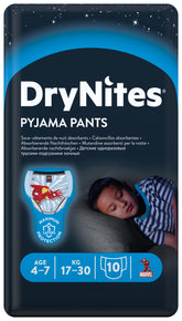 Huggies Drynites boy 4-7 jaar 10.00 Stuks