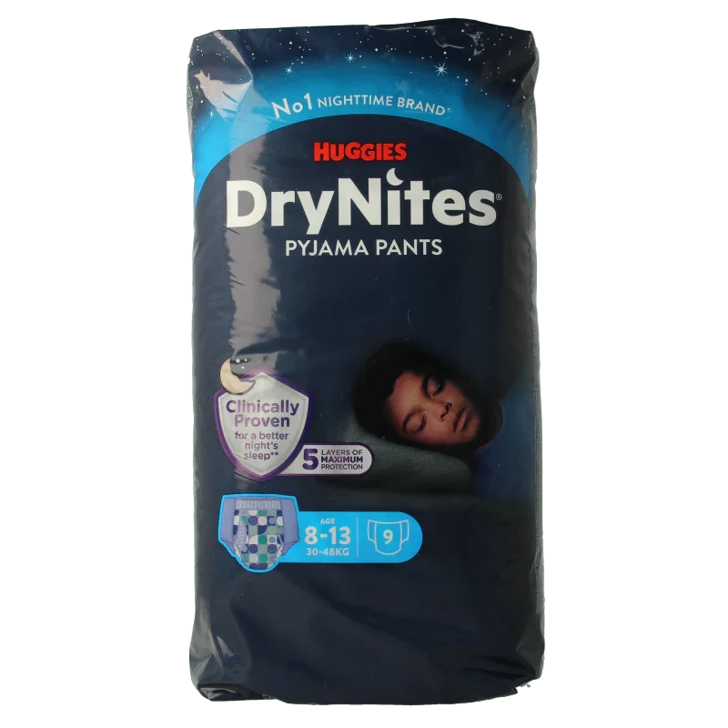 Huggies Drynites boy 8-13 jaar 9 Stuks