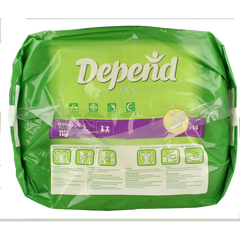 Depend Flex super+ maat L 14 Stuks