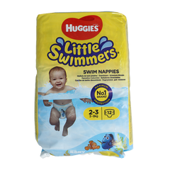 Huggies Little swimmers luiers 2-3 3-7 kg 12 Stuks