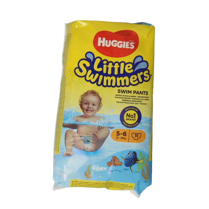 Huggies Little swimmers maat 5-6 12-18kg 11 Stuks