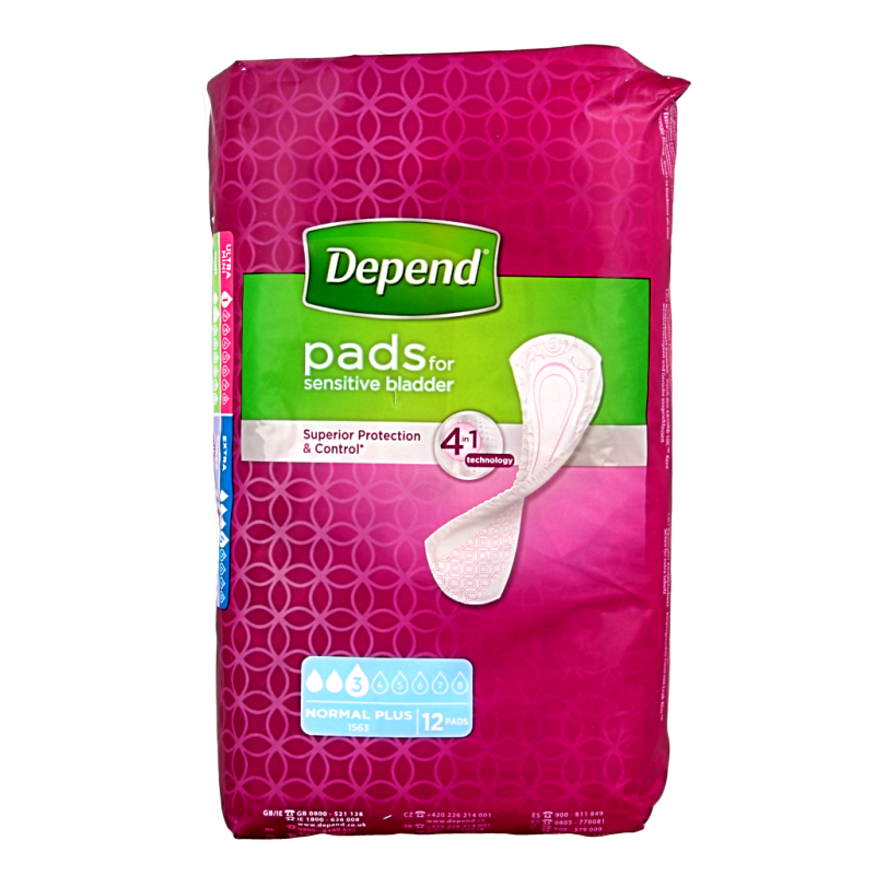 Depend Normaal plus 12.00 Stuks