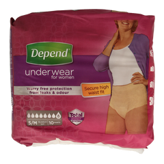 Depend Pants female super maat S/M 10 Stuks