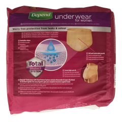 Depend Pants female super maat S/M 10.00 Stuks