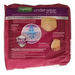 Depend Pants female super maat S/M 10 Stuks