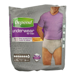 Depend Pants men super maat L/XL 9 Stuks