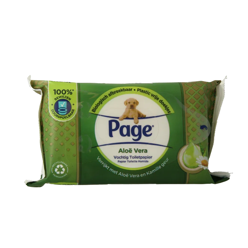 Page Vochtig toiletpapier aloe vera navulling 38 Stuks