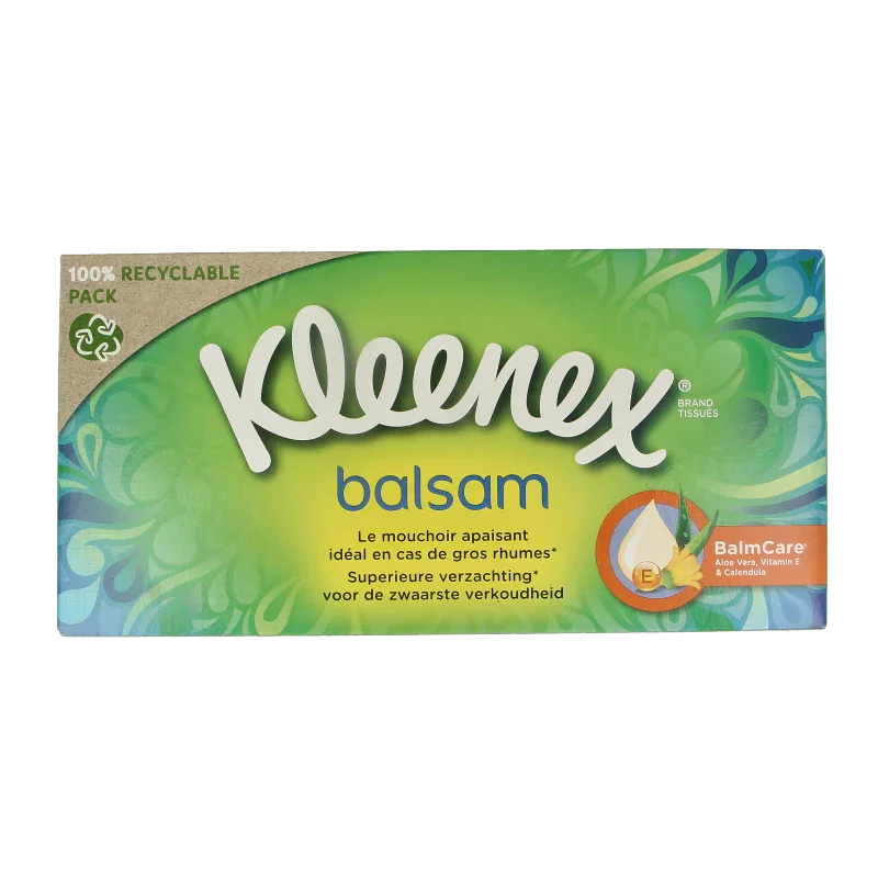 Kleenex Balsam tissue box 64 Stuks