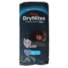 Huggies Drynites teen 13+kg boy 9.00 Stuks