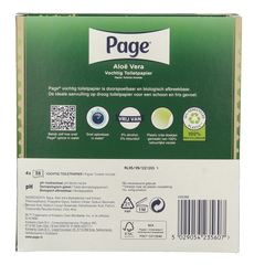 Page Vochtig toiletpapier aloe vera 152.00 Stuks