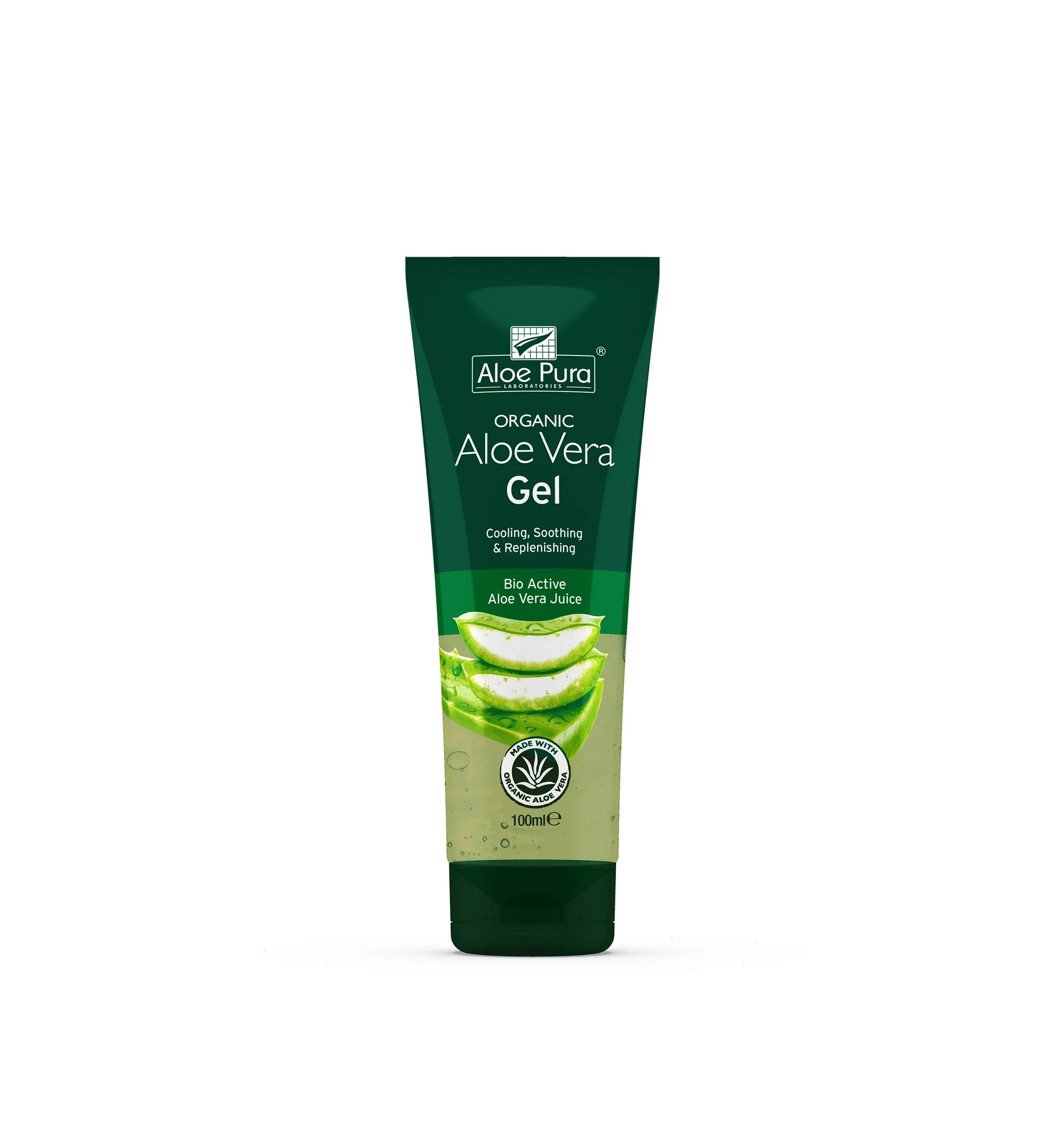 Optima Aloe pura aloe vera gel organic original 100 Milliliter