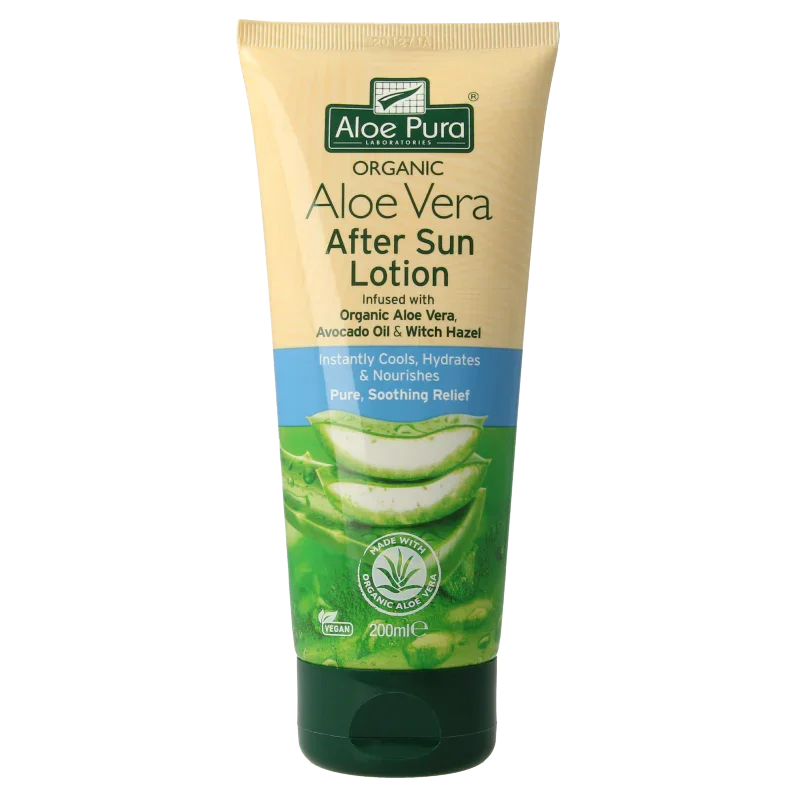 Optima Aloe pura aftersun lotion aloe vera 200 Milliliter
