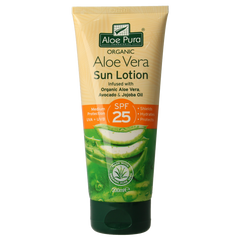 Optima Aloe pura organic aloe vera zonnelotion SPF25 200 Milliliter