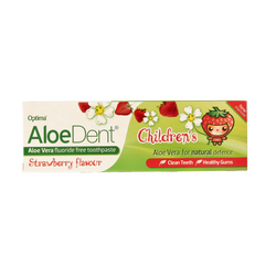 Aloe Dent Tandpasta aloe vera kinder fluor free 50 Milliliter