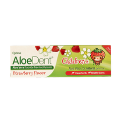 Aloe Dent Tandpasta aloe vera kinder fluor free 50.00 Milliliter