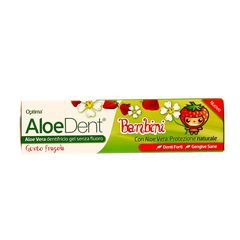 Aloe Dent Tandpasta aloe vera kinder fluor free 50.00 Milliliter