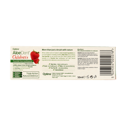 Aloe Dent Tandpasta aloe vera kinder fluor free 50.00 Milliliter