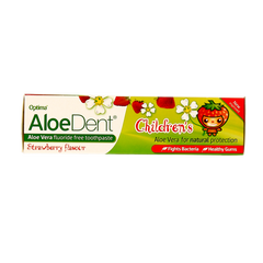 Aloe Dent Tandpasta aloe vera kinder fluor free 50.00 Milliliter