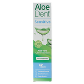 Aloe Dent Tandpasta aloe vera sensitive fluor free 100.00 Milliliter