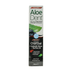 Aloe Dent Tandpasta charcoal 100 Milliliter