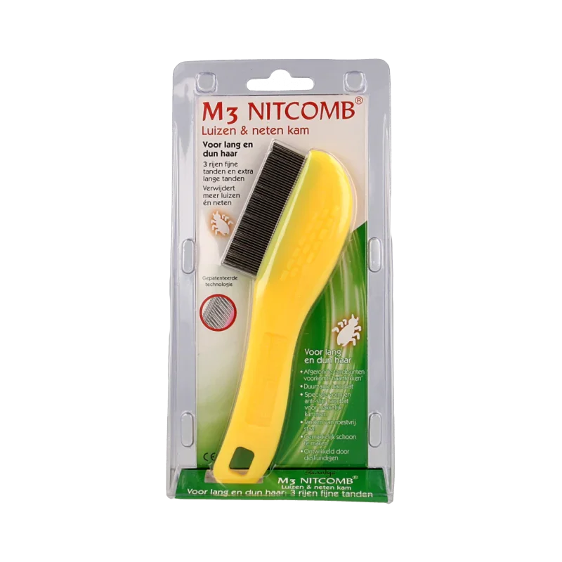 Nitcomb Nitcomb M3 anti luiskam lang en dun haar 1.00 Stuks