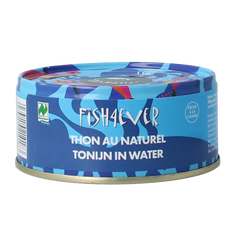 Fish 4 Ever Tonijnstukken in water 160 Gram