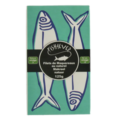 Fish 4 Ever Schotse makreel bronwater 125 Gram