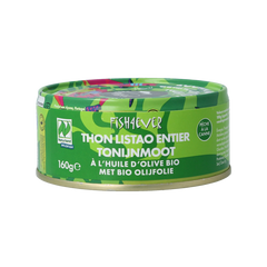 Fish 4 Ever Tonijnmoot in olijfolie 160.00 Gram