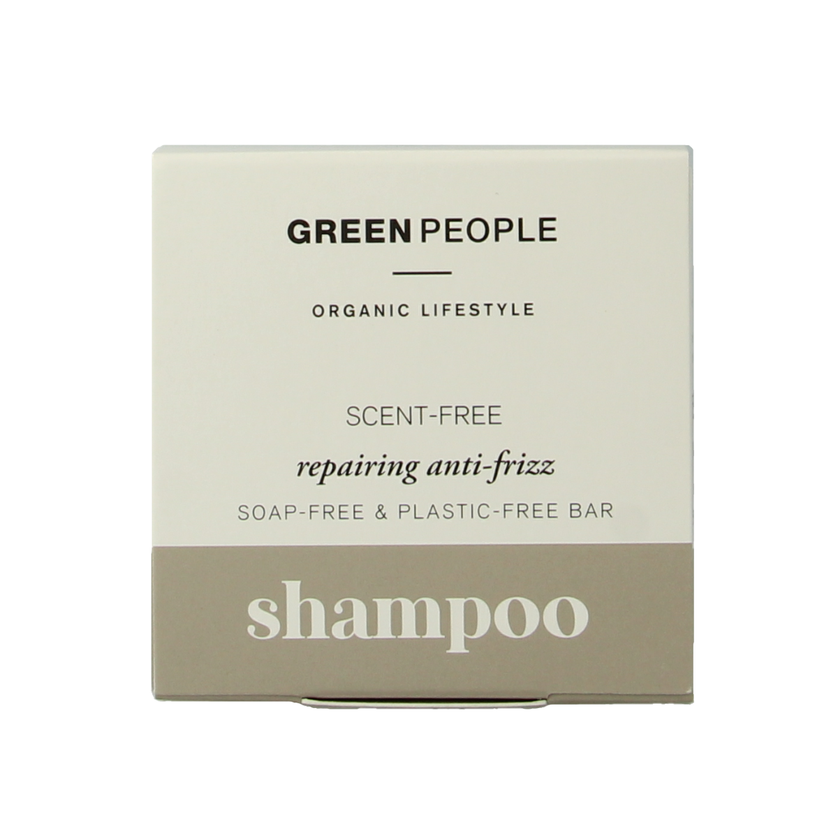 Green People Shampoo bar scent free repairing anti frizz 50.00 Gram