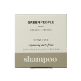 Green People Shampoo bar scent free repairing anti frizz 50 Gram