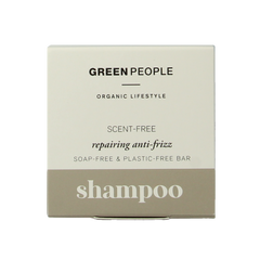 Green People Shampoo bar scent free repairing anti frizz 50.00 Gram