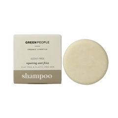 Green People Shampoo bar scent free repairing anti frizz 50 Gram