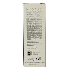 Green People Moisturiser age DEFY+ SPF30 30 Milliliter